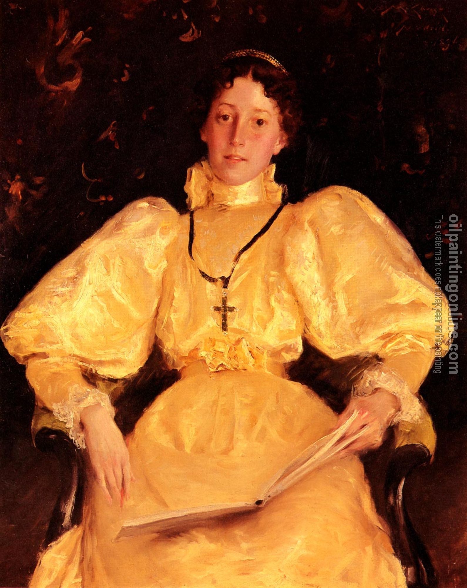 Chase, William Merritt - The Golden Lady